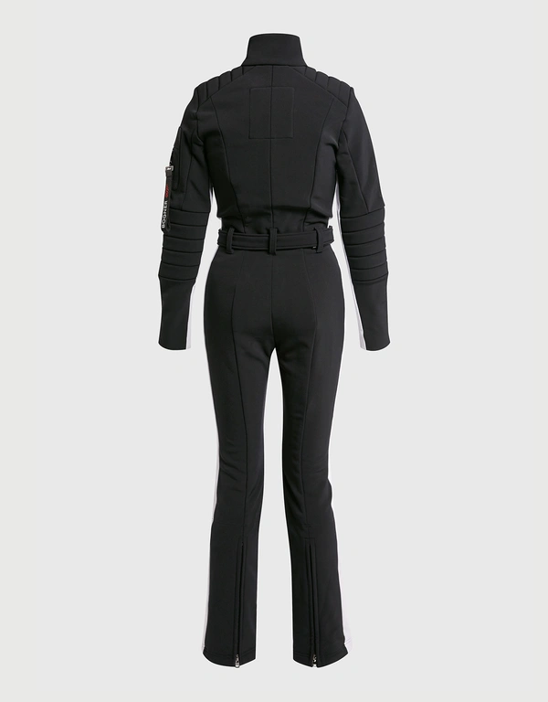 +007 Bond Belted Stretch Bootcut Ski Suit