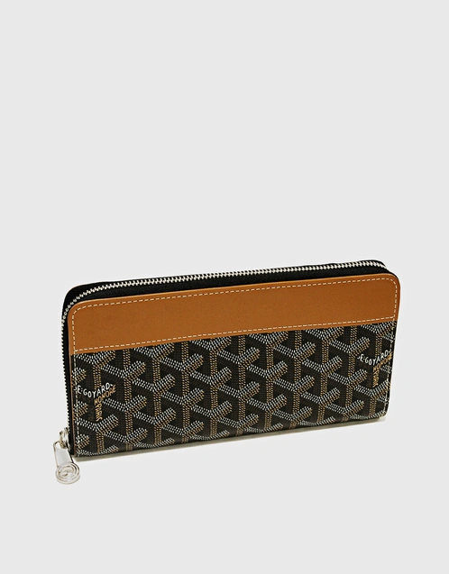 Goyard Matignon GM Canvas And Calfskin Wallet (Wallets and Small Leather  Goods,Wallets)