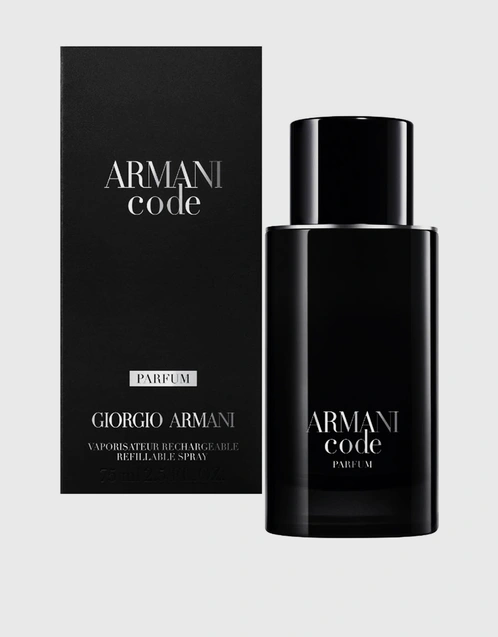 Armani Code For Men Refillable Parfum 75ml