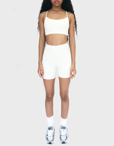 Lana Biker Shorts 2.0-White Sand