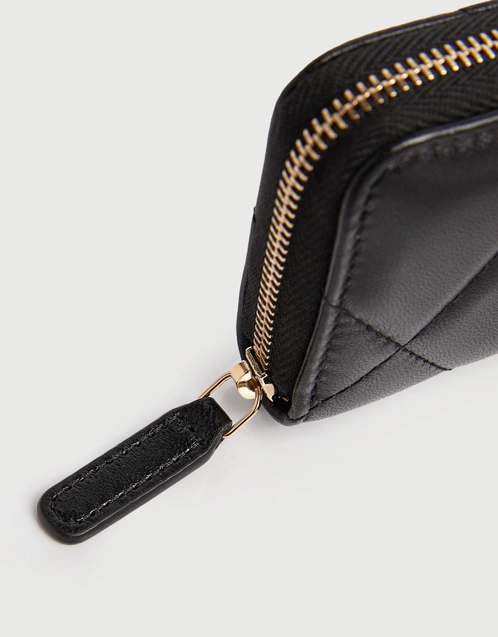 Chanel Classic Zipped Coin Purse In Black Caviar With Shiny Gold Hardware  SOLD
