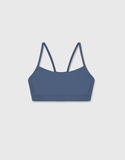 Michi Solstice Longline Bra-Island Blue (Activewear,Sports bras)