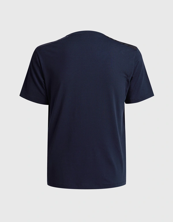 Prada Recycled Nylon And Plain Weave T-Shirt