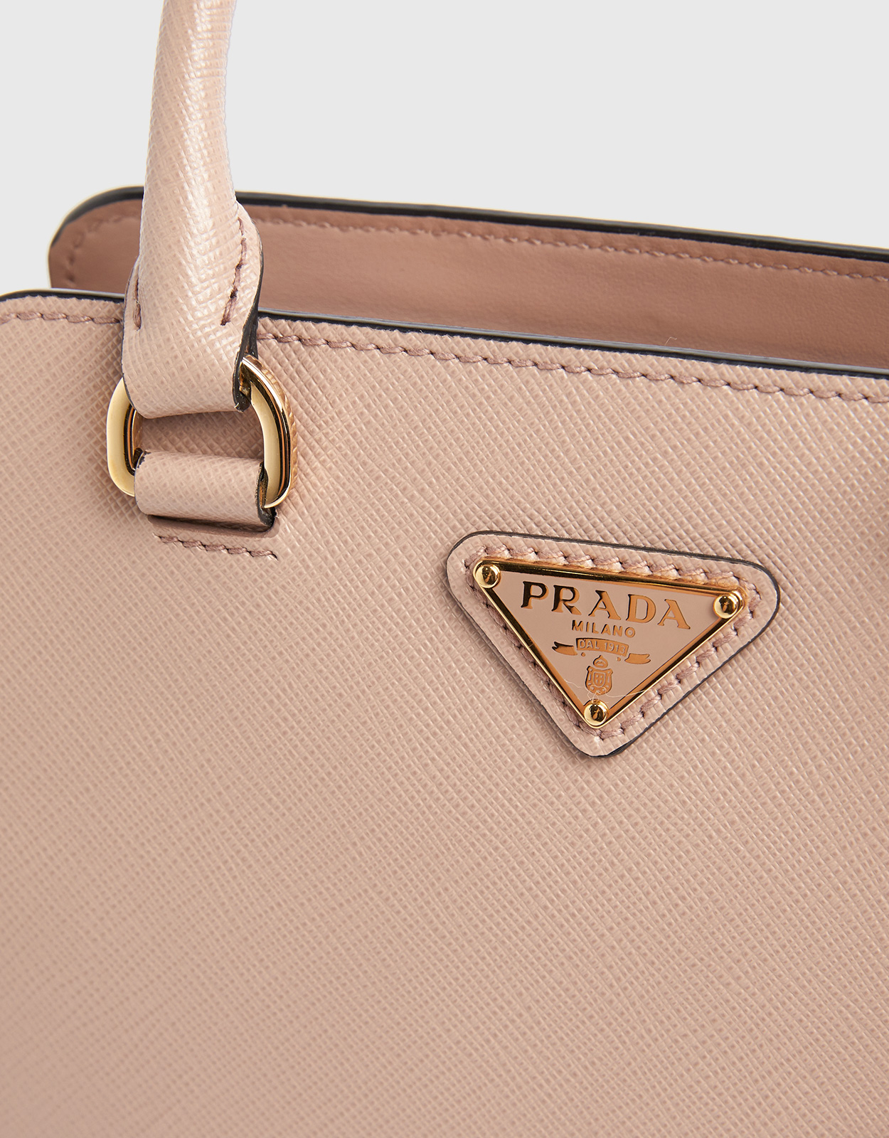 Prada Prada Saffiano Mini Leather Top Handle Bag (Shoulder bags,Cross Body  Bags)