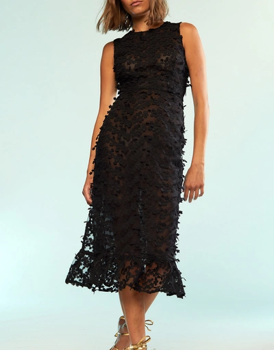 Lace Dress-Black