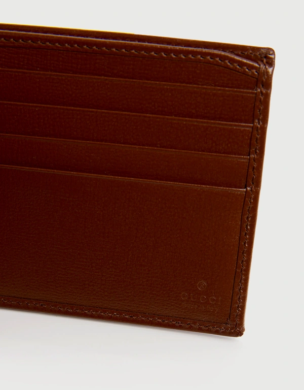 Gucci Interlocking Canvas Bifold Wallet