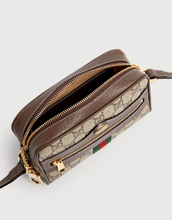 Gucci Ophidia GG Supreme Mini Canvas Crossbody Bag
