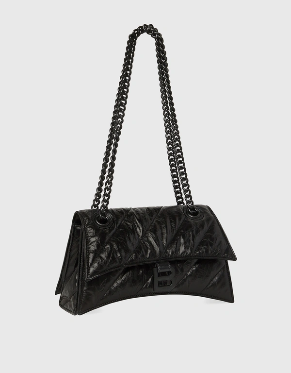 Crush Small Quilted Calfskin Chain Shoulder Bag