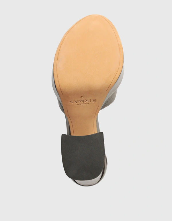 Alexandre Birman Madelina Curve 120 Leather High-Heeled Sandals