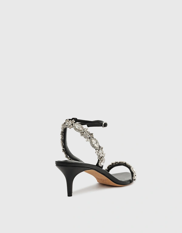 Alexandre Birman Aurora Crystal 50 Mid-heeled Sandals