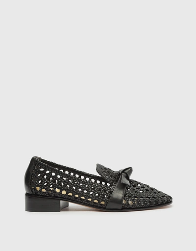 Clarita Basketry Leather Loafer