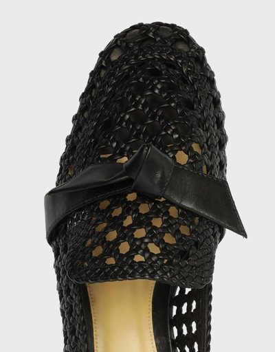 Clarita 編織皮革樂福鞋