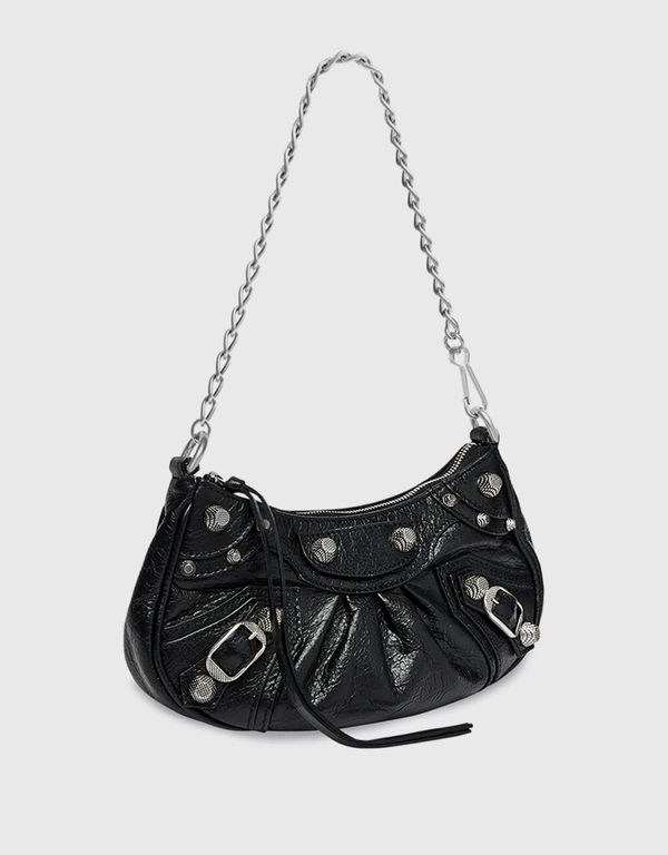 Balenciaga Le Cagole Mini lambskin Bag With Chain