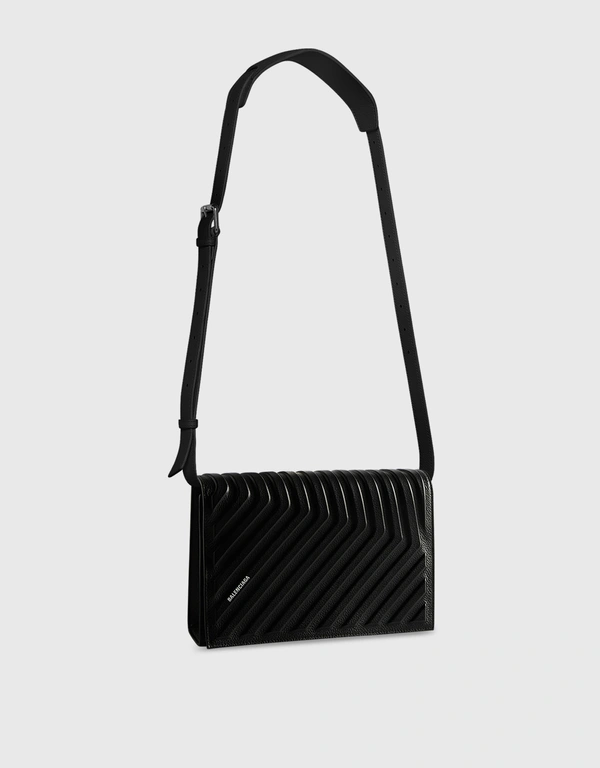 Balenciaga Car Flap Bag With Strap