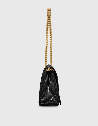 Crush Small Calfskin Quilted Chain Bag