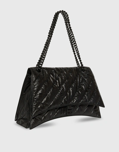 Crush Large Calfskin Quilted Chain Bag