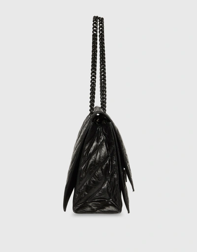 Crush Large Calfskin Quilted Chain Bag
