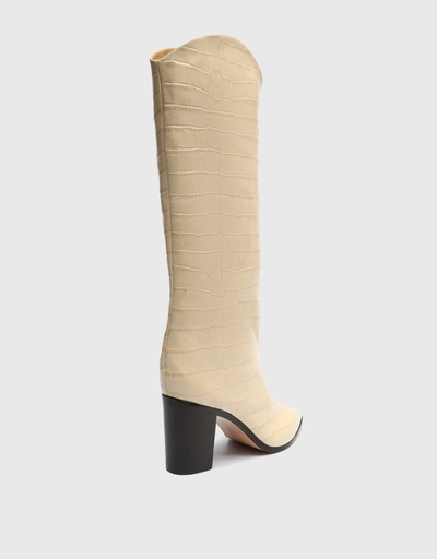 Maryana Block Mid-heeled Boots