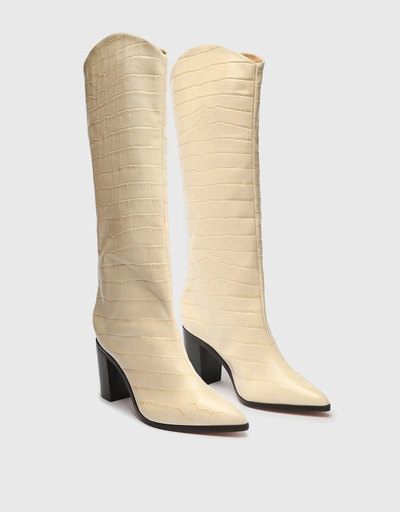 Maryana Block Mid-heeled Boots