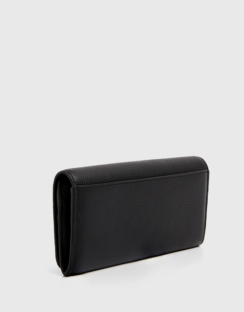 Marcie Calfskin Long Wallet With Flap