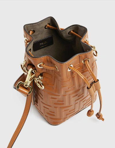 Mon Tresor Mini Calf Leather Bucket Bag