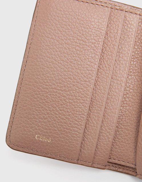 Chloé Marcie Small Tri-Fold Calfskin Wallet (Bag Accessories 