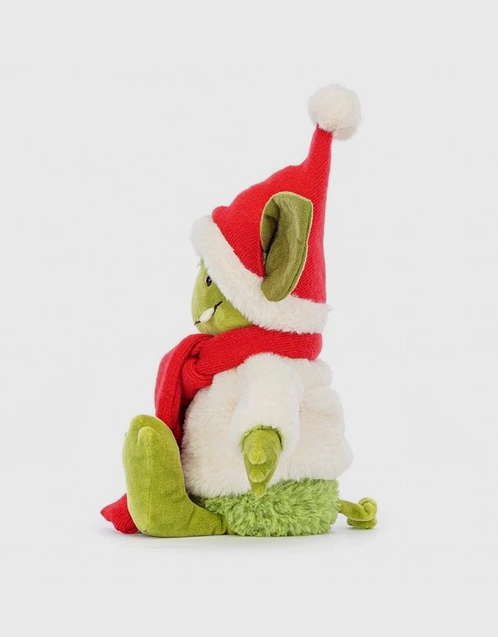 Christmas Grizzo Soft Toy 27cm