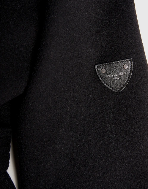 Louis Vuitton Monogram Printed Trench Coat - Black Coats, Clothing