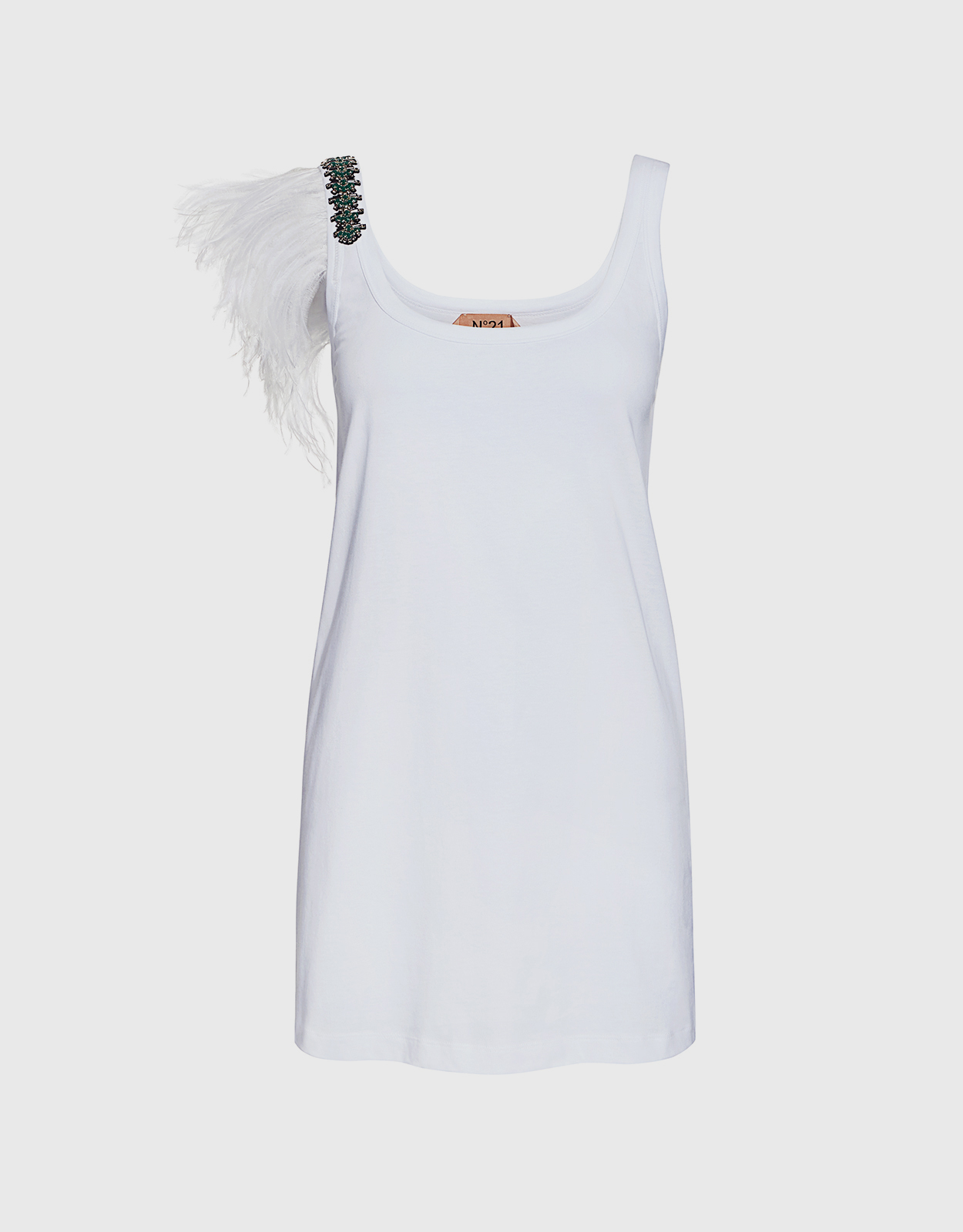 No.21 Feather Embellished Tank (トップス) IFCHIC.COM