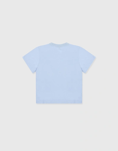 ENAVANT Cotton T-Shirt-sky blue