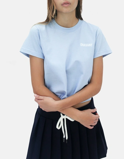 ENAVANT 純棉T恤-sky blue
