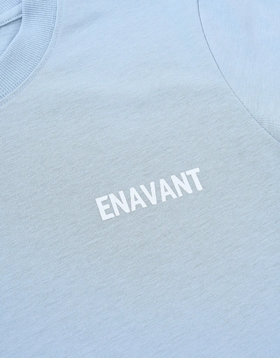 ENAVANT Cotton T-Shirt-sky blue