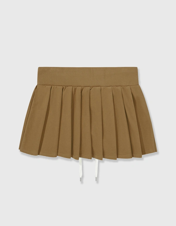 Enavant Active Dylan Pleated Skirt-tan