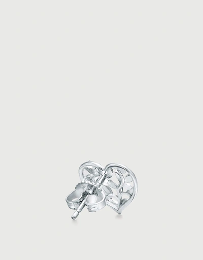Paloma Picasso 純銀橄欖葉心形耳環