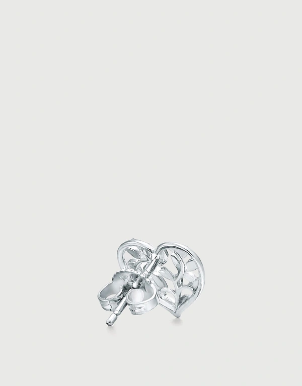 Tiffany & Co. Paloma Picasso 純銀橄欖葉心形耳環