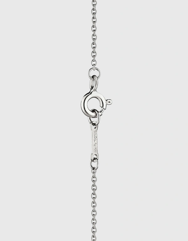 Tiffany & Co. Paloma's Graffiti Small Sterling Silver X Pendant  Necklace