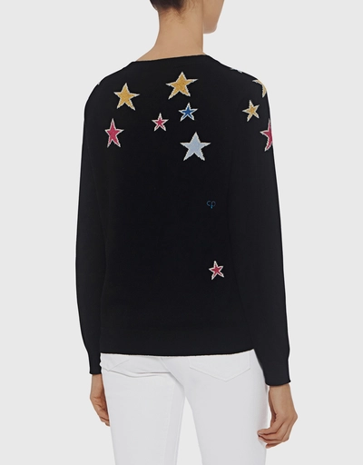 Stardust Metallic Cashmere Sweater