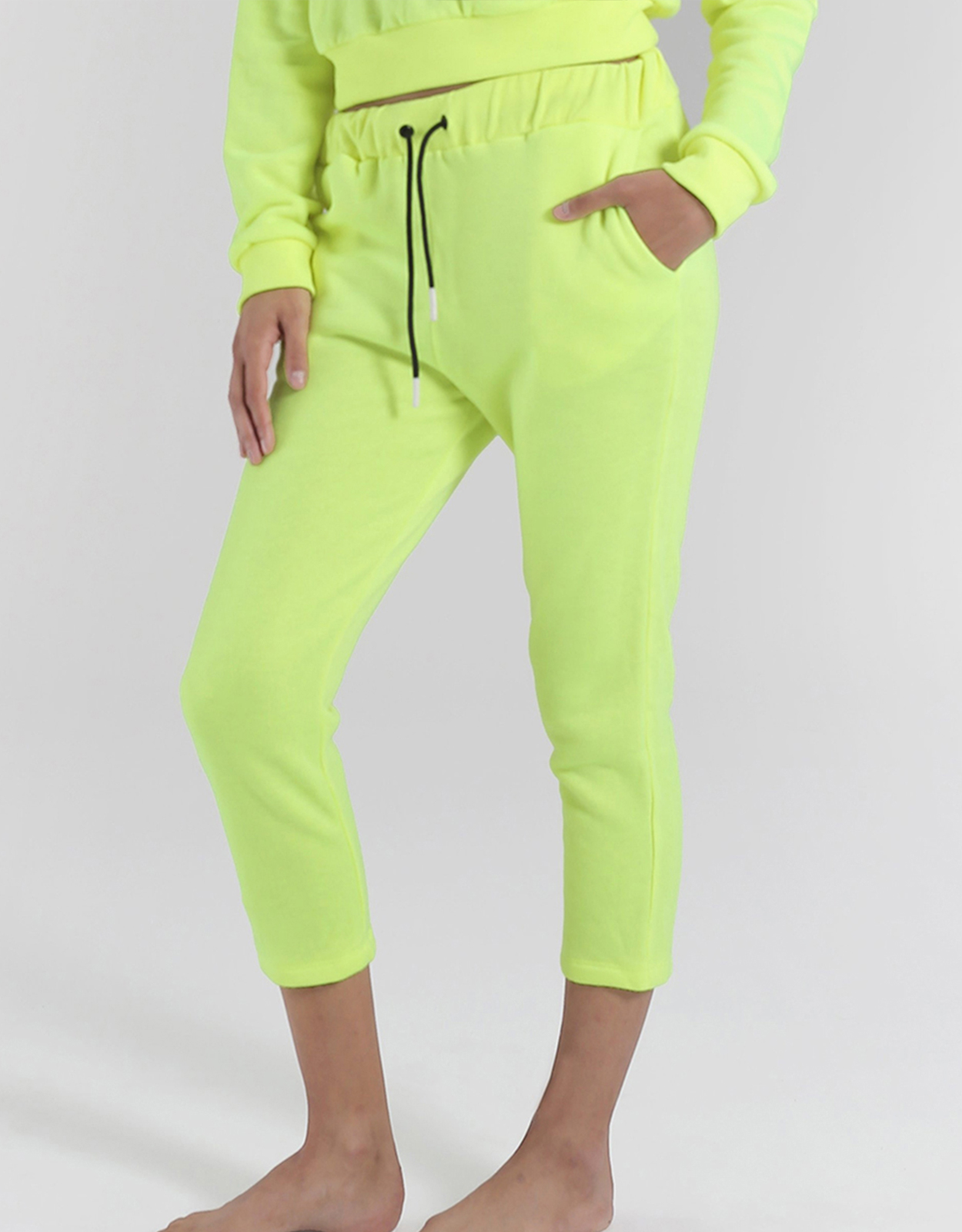 neon yellow pants