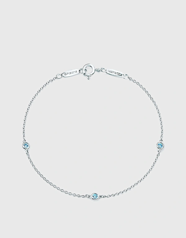 Tiffany & Co. Elsa Peretti Sterling Silver Color By The Yard Bracelet