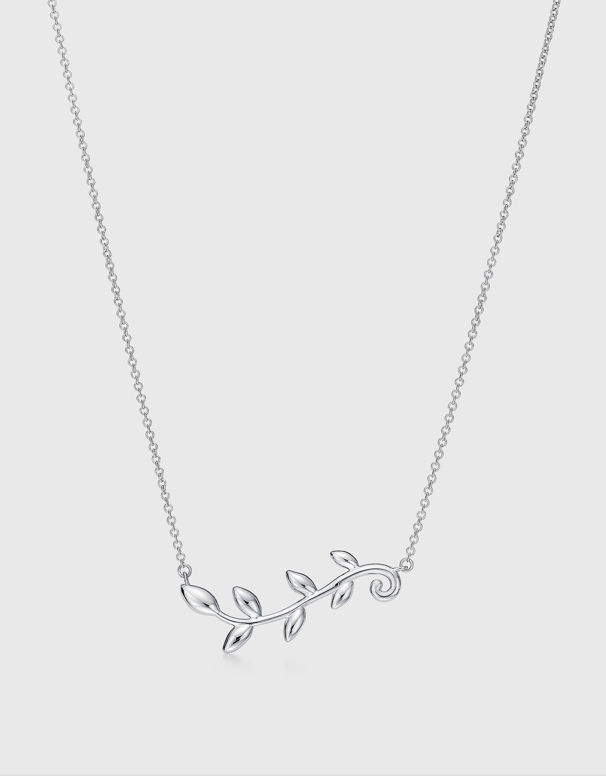Tiffany & Co Paloma Picasso Olive Leaf Heart Necklace 18” | eBay