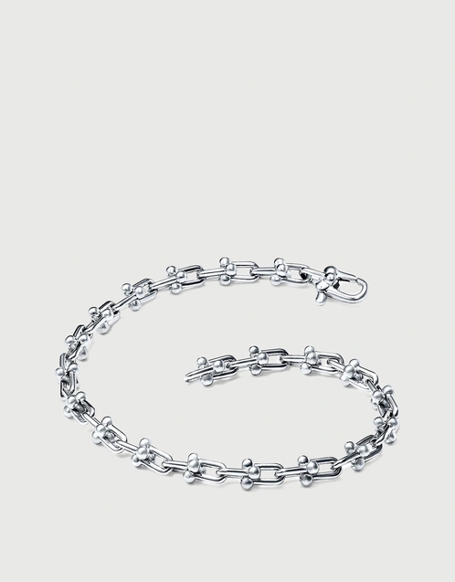 Tiffany HardWear Sterling Silver Micro Link Bracelet