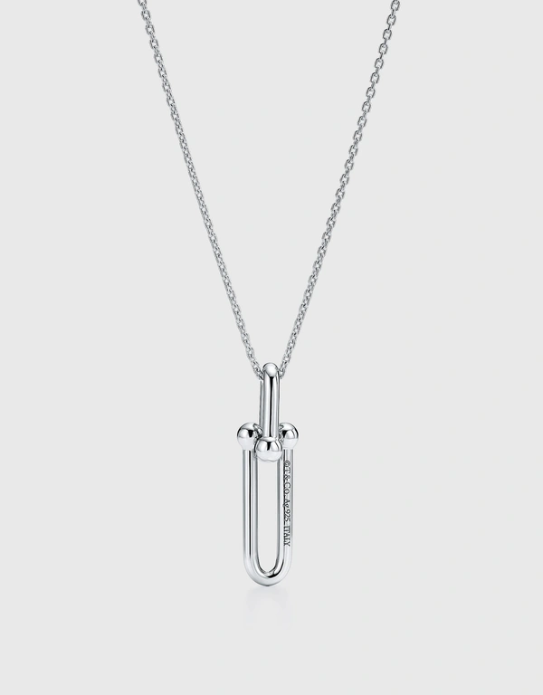 Tiffany & Co. Tiffany HardWear Sterling Silver Elongated Link Pendant Necklace