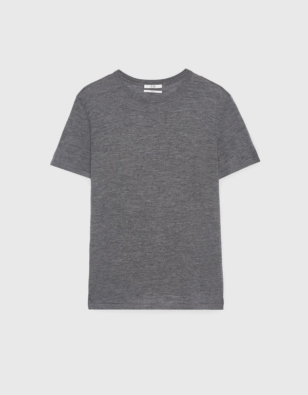 Co Grey Cashmere T-Shirt and Jogger Pants