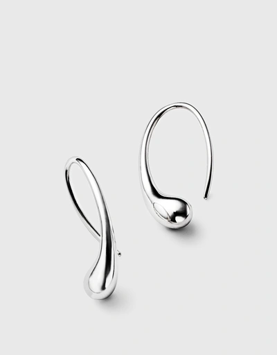 Elsa Peretti Sterling Silver Teardrop Earrings