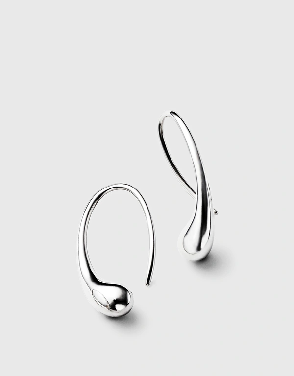 Tiffany & Co. Elsa Peretti Sterling Silver Teardrop Earrings