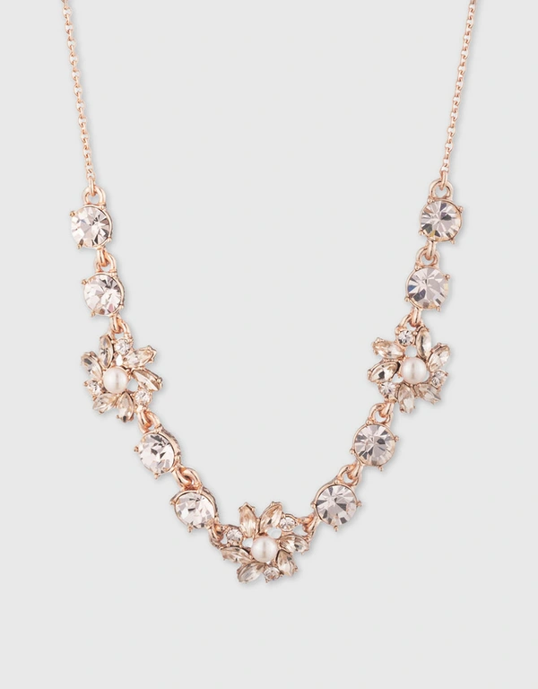 Marchesa Notte Rose Sweet Stone Necklace