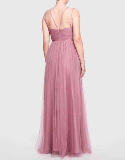 Tuscany Tulle Gown-Mauve