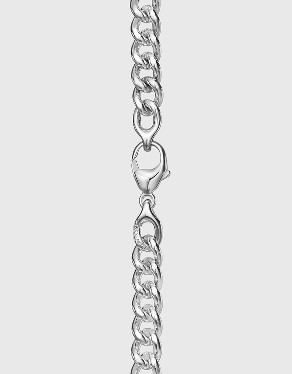 Tiffany & Co. Tiffany Forge Sterling Silver Graduated Link Necklace
