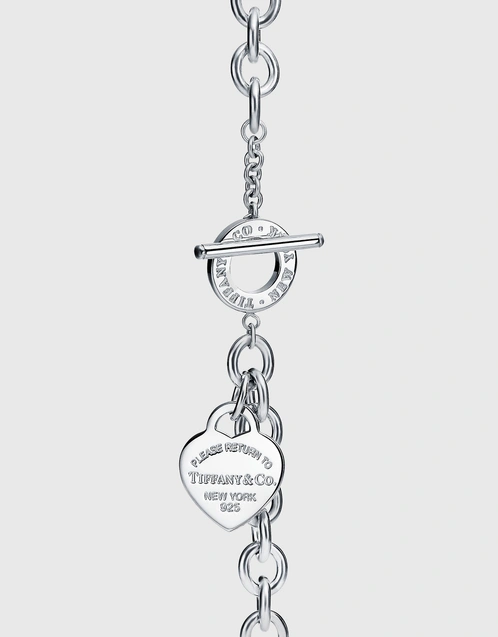 Tiffany & Co. Heart Tag Toggle Necklace in Sterling Silver – LuxuryPromise