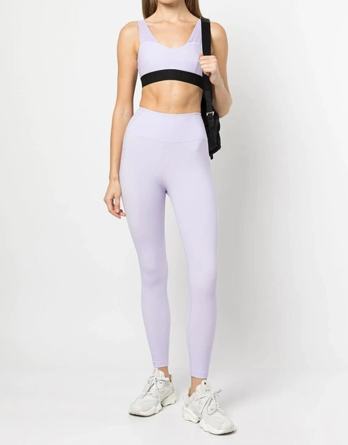 Serena 高腰貼身高性能打底褲-Lavender